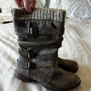 JustFab Mid Calf Boots